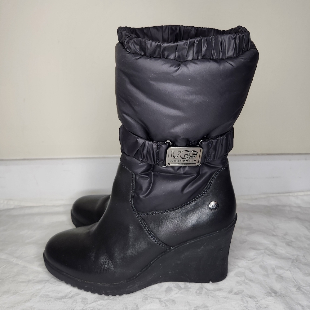 UGG puffer wedge boots